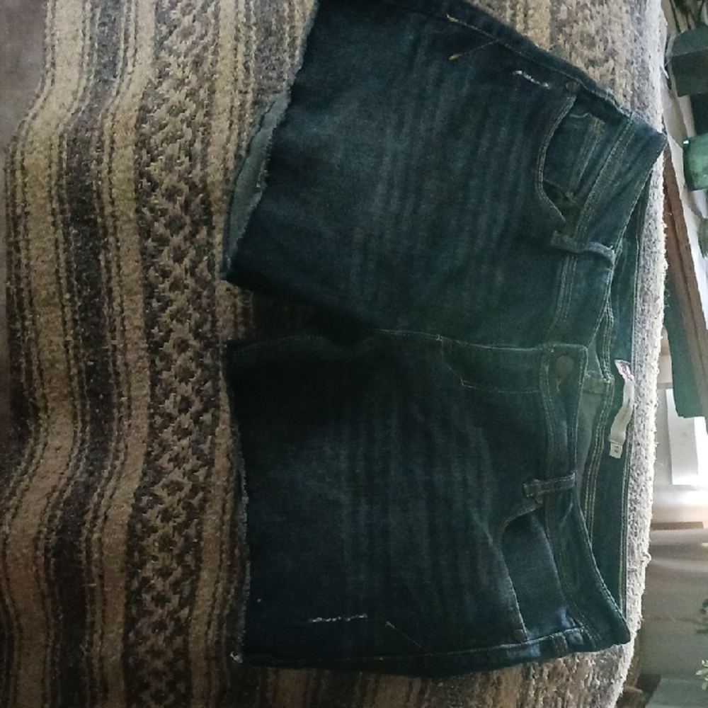 Levi's Dark Blue Denim Shorts